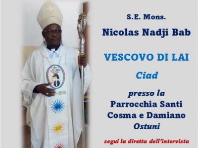 Intervista in diretta Facebook al Vescovo di Lai